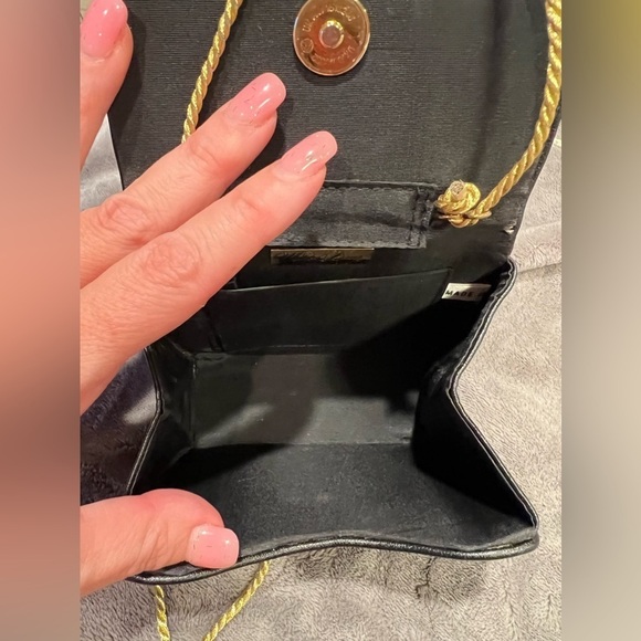 Whiting & Davis small black sequin bag - Picture 4 of 5